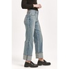 image:imageDEAR JOHN Holly Straight Leg Jeans for Women HighRise Cuffed Hem Full Length Denim  Pioneer Valley  28