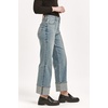 image:imageDEAR JOHN Holly Straight Leg Jeans for Women HighRise Cuffed Hem Full Length Denim  Pioneer Valley  29