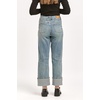 image:imageDEAR JOHN Holly Straight Leg Jeans for Women HighRise Cuffed Hem Full Length Denim  Pioneer Valley  30