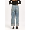 image:imageDEAR JOHN Holly Straight Leg Jeans for Women HighRise Cuffed Hem Full Length Denim  Pioneer Valley  31