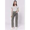 image:imageDEAR JOHN Holly Straight Leg Jeans for Women HighRise Wide Clean Hem Full Length Denim  Vetiveer  28