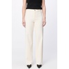 image:imageDEAR JOHN Holly Straight Leg Pant Womens HighRise Clean Hem Full Length  Wheat  30