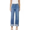 image:imageDEAR JOHN Holly High Rise Straight Leg Jeans for Women Pintuck Cuffed Hem  Abbey Road  Size 29