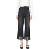image:imageDEAR JOHN Holly Straight Leg Jeans Womens Straight fit HighRise Cuffed Hem Denim  Black Gem  25