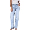 image:imageDEAR JOHN Holly Womens High Rise Straight Leg Jeans Full Length Fray Hem Straight Silhouette  Rendon  Size 26
