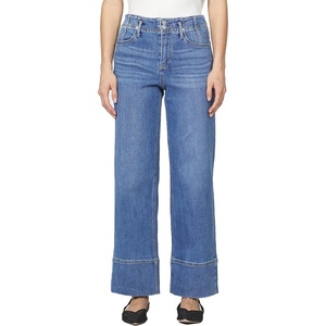 image:imageDEAR JOHN Holly Straight Leg Jeans for Women HighRise Clean Hem Full Length Denim  Bloomtone  24