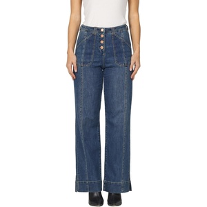 image:imageDEAR JOHN Holly Straight Leg Jeans for Women HighRise Clean Hem Full Length Denim  Kentfield  25