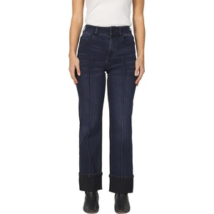 image:imageDEAR JOHN Holly Straight Leg Jeans for Women HighRise Cuffed Hem Full Length Denim  Callaway  31