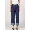 image:imageDEAR JOHN Holly Straight Leg Jeans for Women HighRise Cuffed Hem Full Length Denim  Star Demand  24
