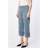 image:imageDEAR JOHN Holly Straight Leg Jeans for Women HighRise Wide Clean Hem Cropped Denim  Stormy Weather  28