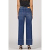 image:imageDEAR JOHN Holly Straight Leg Jeans for Women HighRise Wide Leg Band Full Length Denim  Midtown  32