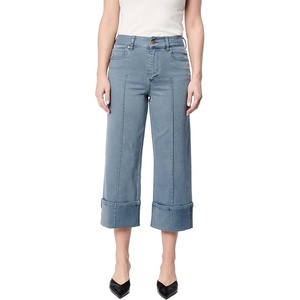 image:imageDEAR JOHN Holly Straight Leg Jeans for Women HighRise Wide Clean Hem Cropped Denim  Stormy Weather  28