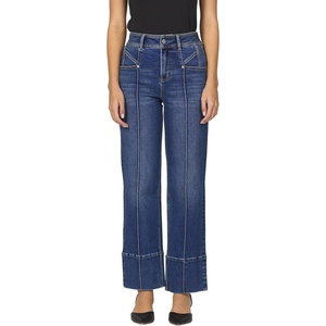 image:imageDEAR JOHN Holly Straight Leg Jeans for Women HighRise Wide Leg Band Full Length Denim  Midtown  32