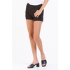 image:imageDEAR JOHN Hampton Womens Shorts for Women Low Rise Tailored Trouser Fit with Cuffed Hem Casual Stretch ComfortBlack