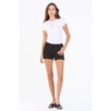 image:imageDEAR JOHN Hampton Womens Shorts for Women Low Rise Tailored Trouser Fit with Cuffed Hem Casual Stretch ComfortBlack