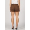 image:imageDEAR JOHN Hampton Womens Shorts for Women Low Rise Tailored Trouser Fit with Cuffed Hem Casual Stretch ComfortBrownie