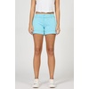 image:imageDEAR JOHN Hampton Womens Shorts for Women Low Rise Tailored Trouser Fit with Cuffed Hem Casual Stretch ComfortMilky Blue