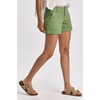 image:imageDEAR JOHN Hampton Womens Shorts for Women Low Rise Tailored Trouser Fit with Cuffed Hem Casual Stretch ComfortNephrite