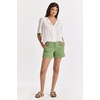 image:imageDEAR JOHN Hampton Womens Shorts for Women Low Rise Tailored Trouser Fit with Cuffed Hem Casual Stretch ComfortNephrite
