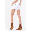image:imageDEAR JOHN Hampton Womens Shorts for Women Low Rise Tailored Trouser Fit with Cuffed Hem Casual Stretch ComfortOptic White