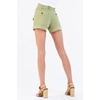 image:imageDEAR JOHN Hampton Womens Shorts for Women Low Rise Tailored Trouser Fit with Cuffed Hem Casual Stretch ComfortPesto