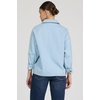 image:imageDEAR JOHN Adrianna ButtonDown Womens Shirt Oversized Fit Collared Long Sleeve Woven  Light Blue  Large