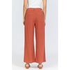 image:imageDEAR JOHN Audrey Wide Leg Jeans for Women High Rise Cropped Inseam Comfort Stretch Denim Clean HemBurnt Brick