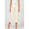 image:imageDEAR JOHN Audrey Wide Leg Jeans for Women High Rise Cropped Inseam Comfort Stretch Denim Clean HemIvory