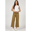 image:imageDEAR JOHN Audrey Wide Leg Jeans for Women High Rise Cropped Inseam Comfort Stretch Denim Clean HemMoss