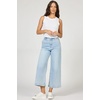 image:imageDEAR JOHN Audrey Wide Leg Jeans for Women High Rise Cropped Inseam Comfort Stretch Denim Clean HemNexton