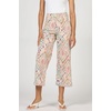 image:imageDEAR JOHN Audrey Wide Leg Jeans for Women High Rise Cropped Inseam Comfort Stretch Denim Clean HemTropical Ikat