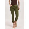 image:imageDEAR JOHN Blaire Staight Leg Jeans Womens Mid Rise Cuffed HemArmy