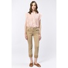 image:imageDEAR JOHN Blaire Staight Leg Jeans Womens Mid Rise Cuffed HemBiscuit