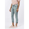 image:imageDEAR JOHN Blaire Staight Leg Jeans Womens Mid Rise Cuffed HemBlue Ridge