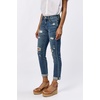 image:imageDEAR JOHN Blaire Staight Leg Jeans Womens Mid Rise Cuffed HemBoston