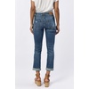 image:imageDEAR JOHN Blaire Staight Leg Jeans Womens Mid Rise Cuffed HemBoston