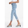 image:imageDEAR JOHN Blaire Staight Leg Jeans Womens Mid Rise Cuffed HemGlass Beach