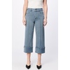 image:imageDEAR JOHN Blaire Staight Leg Jeans Womens Mid Rise Cuffed HemHalogen Blue