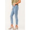 image:imageDEAR JOHN Blaire Staight Leg Jeans Womens Mid Rise Cuffed HemHavasu Falls