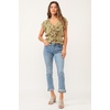 image:imageDEAR JOHN Blaire Staight Leg Jeans Womens Mid Rise Cuffed HemHavasu Falls