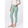 image:imageDEAR JOHN Blaire Staight Leg Jeans Womens Mid Rise Cuffed HemIceberg Green