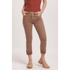 image:imageDEAR JOHN Blaire Staight Leg Jeans Womens Mid Rise Cuffed HemToffee