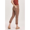 image:imageDEAR JOHN Blaire Staight Leg Jeans Womens Mid Rise Cuffed HemToffee