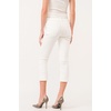 image:imageDEAR JOHN Blaire Staight Leg Jeans Womens Mid Rise Cuffed HemWhite
