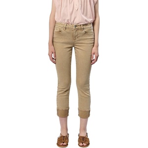 image:imageDEAR JOHN Blaire Staight Leg Jeans Womens Mid Rise Cuffed HemBiscuit