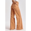image:imageDEAR JOHN Fiona Wide Leg Jeans Womens Mid Rise Full Length Raw Hem Denim PantsApricot Crush
