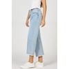 image:imageDEAR JOHN Holly Womens Straight Leg Jeans High Rise Cropped Comfortable Stretch Raw HemSunset Blues