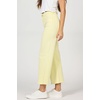 image:imageDEAR JOHN Holly Womens Straight Leg Jeans High Rise Cropped Comfortable Stretch Raw HemWax Yellow