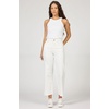 image:imageDEAR JOHN Holly Womens Straight Leg Jeans High Rise Cropped Comfortable Stretch Raw HemWhite