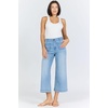image:imageDEAR JOHN Audrey Wide Leg Jeans for Women Cropped Inseam Classic Comfort Stretch DenimEclipse